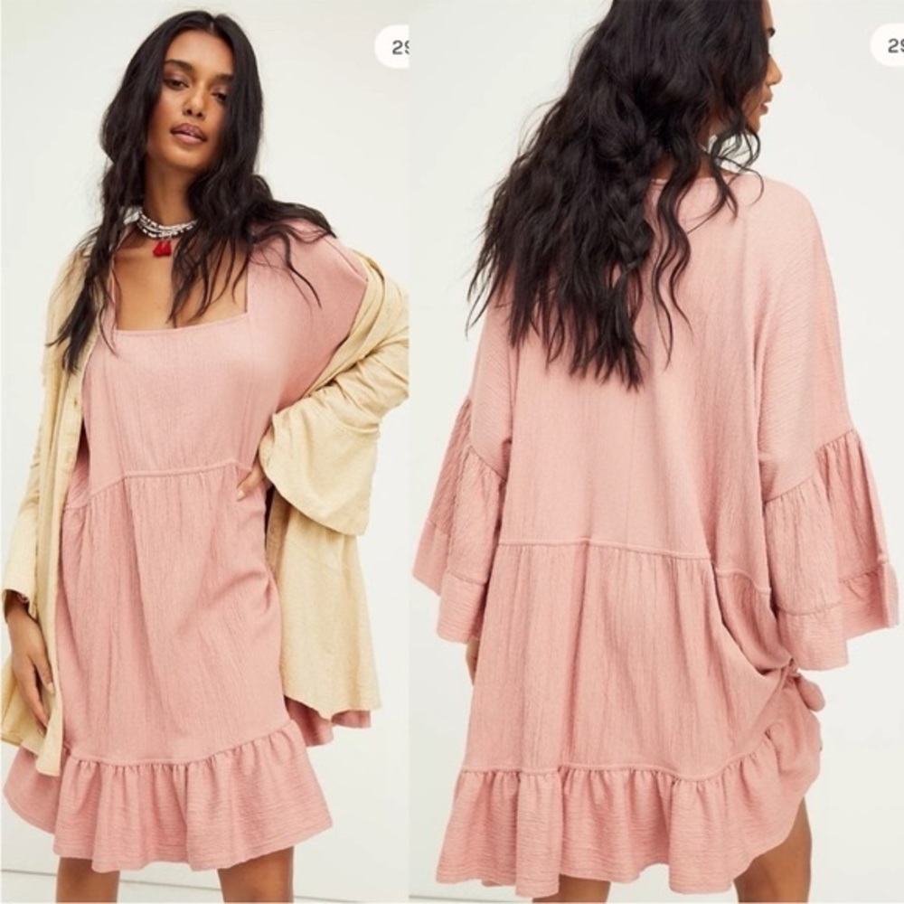 Free People Pink Mini Dress